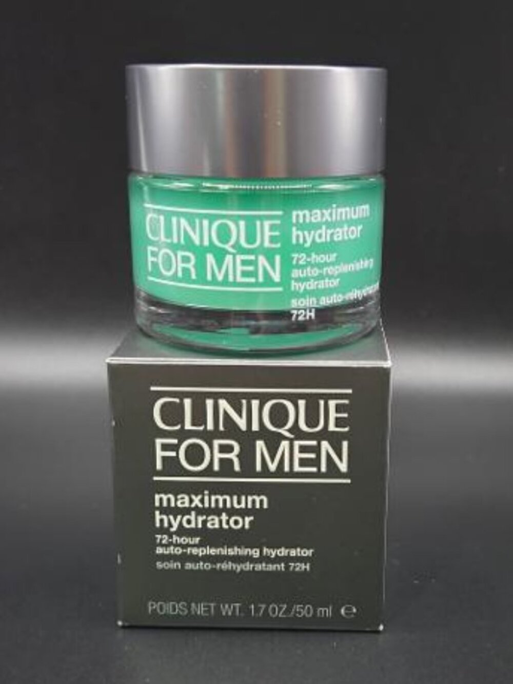 NIB Full Size Clinique for Men Maximum Hydrator 72 hr 1.7 oz Gel Moisturizer